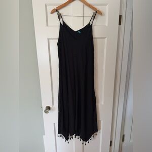 Black allihop swim coverup Sz XL